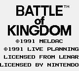 Battle of Kingdom Title Screen